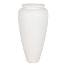 JARRÓN BLANCO FIBRA DE CEMENTO 62 X 62 X 120 CM JARRÓN BLANCO FIBRA DE CEMENTO 62 X 62 X 120 CM