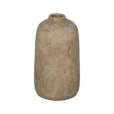 JARRÓN GRIS CERÁMICA DECORACIÓN 13,50 X 13,50 X 24 CM JARRÓN GRIS CERÁMICA DECORACIÓN 13,50 X 13,50 X 24 CM