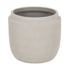 MACETERO BLANCO CERÁMICA DECORACIÓN 39 X 39 X 36 CM MACETERO BLANCO CERÁMICA DECORACIÓN 39 X 39 X 36 CM