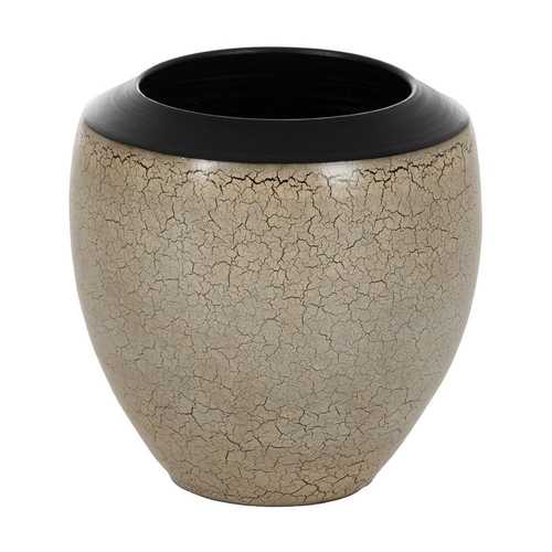 MACETERO CRAQUELADO CERÁMICA DECORACIÓN 39 X 39 X 40 CM