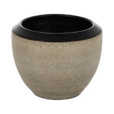 MACETERO CRAQUELADO CERÁMICA DECORACIÓN 39 X 39 X 40 CM MACETERO CRAQUELADO CERÁMICA DECORACIÓN 39 X 39 X 40 CM