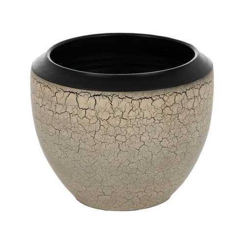 MACETERO CRAQUELADO CERÁMICA DECORACIÓN 35 X 35 X 34 CM