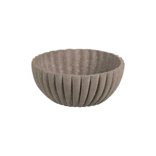 CENTRO MESA PIEDRA CERÁMICA DECORACIÓN 22 X 22 X 9 CM