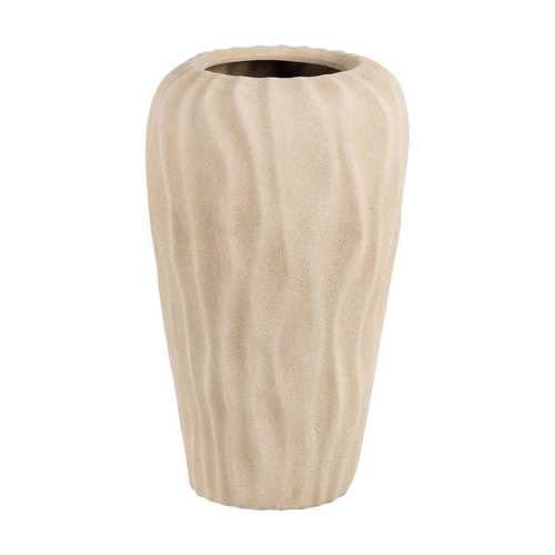 JARRÓN BEIGE CERÁMICA DECORACIÓN 29 X 29 X 50 CM