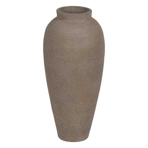 JARRÓN GRIS CERÁMICA DECORACIÓN 26 X 26 X 60 CM