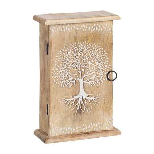 CAJA LLAVES BLANCO-NATURAL 18 X 7,50 X 28 CM