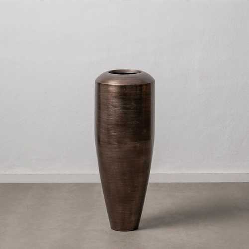 JARRÓN COBRE ENVEJECIDO ALUMINIO 37 X 37 X 99 CM