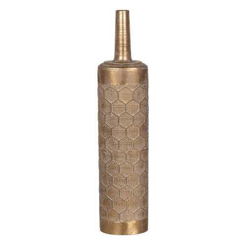 JARRÓN ORO METAL DECORACIÓN 20,50 X 15 X 95 CM