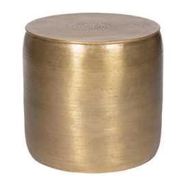 S/3 MESA AUXILIAR ORO VIEJO METAL 55,90 X 55,90 X 52 CM