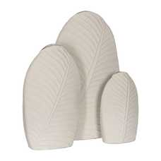 JARRÓN BLANCO METAL DECORACIÓN 18 X 9,50 X 29,50 CM JARRÓN BLANCO METAL DECORACIÓN 18 X 9,50 X 29,50 CM