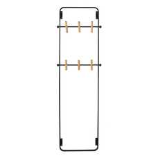 PERCHERO NEGRO METAL DECORACIÓN 45 X 7 X 150 CM