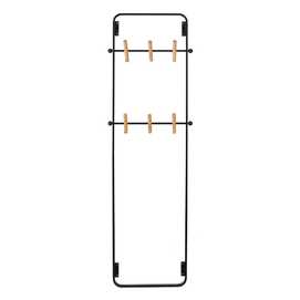 PERCHERO NEGRO METAL DECORACIÓN 45 X 7 X 150 CM