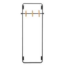 PERCHERO NEGRO METAL DECORACIÓN 45 X 7 X 120 CM