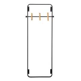 PERCHERO NEGRO METAL DECORACIÓN 45 X 7 X 120 CM