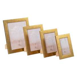 PORTAFOTOS 13X18 ORO MADERA DM 18 X 1 X 23 CM