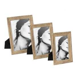 PORTAFOTOS 13X18 BEIGE POLIRESINA 16,50 X 2 X 21 CM