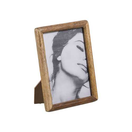 PORTAFOTOS NATURAL MADERA DE MANGO 15 X 2 X 20 CM