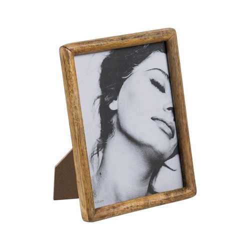 PORTAFOTOS NATURAL MADERA DE MANGO 17 X 2 X 20 CM