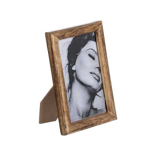 PORTAFOTOS NATURAL MADERA DE MANGO 12 X 2,50 X 17 CM