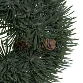 CENTRO MESA VERDE PVC DECORACIÓN 23 X 23 CM