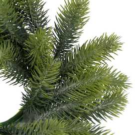 CORONA VERDE PVC DECORACIÓN 30 X 30 CM