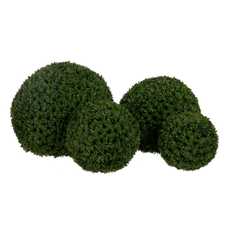 BOLA BOJ VERDE PVC DECORACIÓN 20 X 20 CM BOLA BOJ VERDE PVC DECORACIÓN 20 X 20 CM