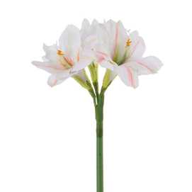 FLOR AMARILIS BLANCO ARTIFICIAL 23 X 20 X 73 CM