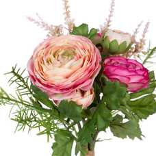 RAMO FLOR ROSA ARTIFICIAL DECORACIÓN 20 X 20 X 32 CM RAMO FLOR ROSA ARTIFICIAL DECORACIÓN 20 X 20 X 32 CM