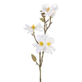 FLOR MAGNOLIA BLANCO ARTIFICIAL 15 X 10 X 40 CM