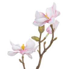 FLOR MAGNOLIA ROSA ARTIFICIAL 15 X 10 X 40 CM