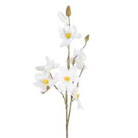 FLOR MAGNOLIA BLANCO ARTIFICIAL 15 X 19 X 81 CM