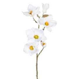 FLOR MAGNOLIA BLANCO ARTIFICIAL 20 X 20 X 66 CM