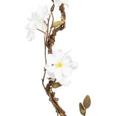 GUIRNALDA MAGNOLIA BLANCO ARTIFICIAL 30 X 10 X 91 CM