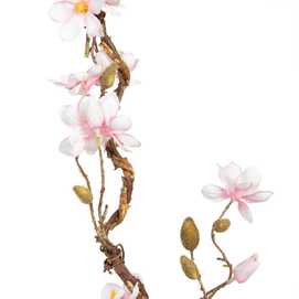 GUIRNALDA MAGNOLIA ROSA ARTIFICIAL 30 X 10 X 91 CM