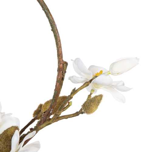 CORONA MAGNOLIA BLANCO ARTIFICIAL 33 X 12 X 33 CM