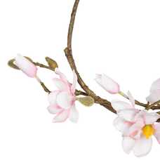 CORONA MAGNOLIA ROSA ARTIFICIAL 33 X 12 X 33 CM CORONA MAGNOLIA ROSA ARTIFICIAL 33 X 12 X 33 CM