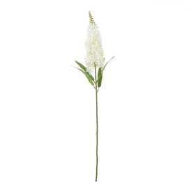 FLOR JACINTO BLANCO PVC JARDÍN 95 CM