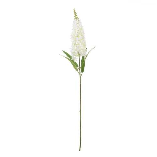 FLOR JACINTO BLANCO PVC JARDÍN 95 CM