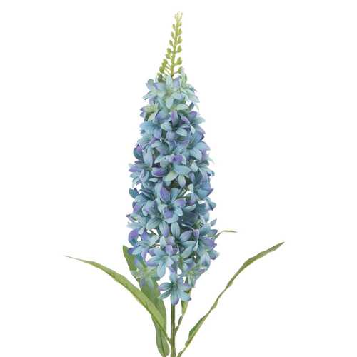 FLOR JACINTO AZUL PVC JARDÍN 95 CM