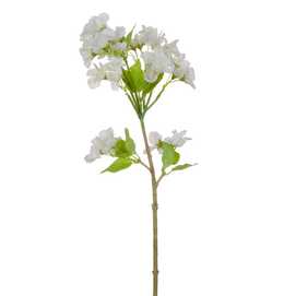 RAMA FLORES BLANCO PVC JARDÍN 40 CM