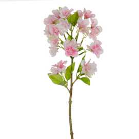 RAMA FLORES ROSA PVC JARDÍN 40 CM