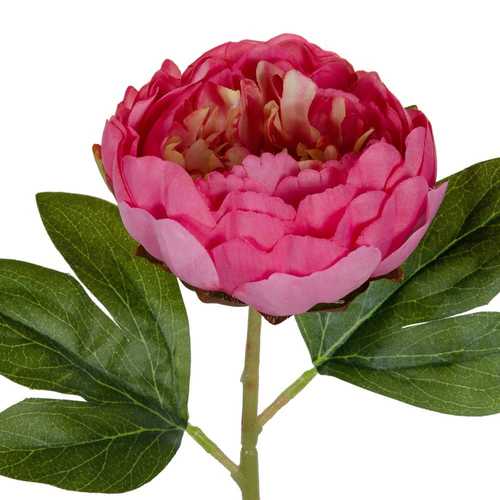 FLOR ROSA PVC JARDÍN 35 CM