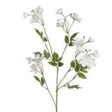 FLOR CEREZO BLANCO POLIÉSTER-POLIETILENO 88 CM FLOR CEREZO BLANCO POLIÉSTER-POLIETILENO 88 CM