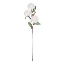 RAMA HORTENSIA BLANCO NAILON DECORACIÓN 90 CM