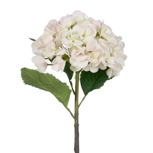 FLOR HORTENSIA ROSA PVC-TEJIDO 50 CM