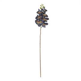 FLOR ORQUÍDEA AZUL GOMA DECORACIÓN 95 CM