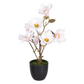 PLANTA MAGNOLIA ROSA ARTIFICIAL 25 X 25 X 49 CM