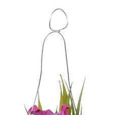 PLANTA PENSAMIENTO ROSA ARTIFICIAL 7 X 7 X 18 CM