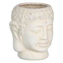 MACETERO BUDA TERRACOTA ORIENTAL 14 X 14 X 15,50 CM