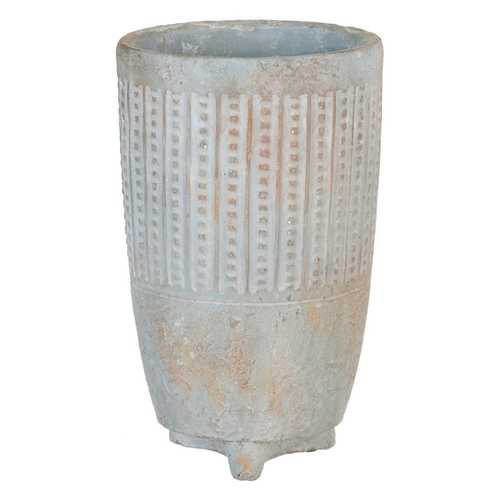 MACETERO CEMENTO DECORACIÓN 15,50 X 15,50 X 25,50 CM